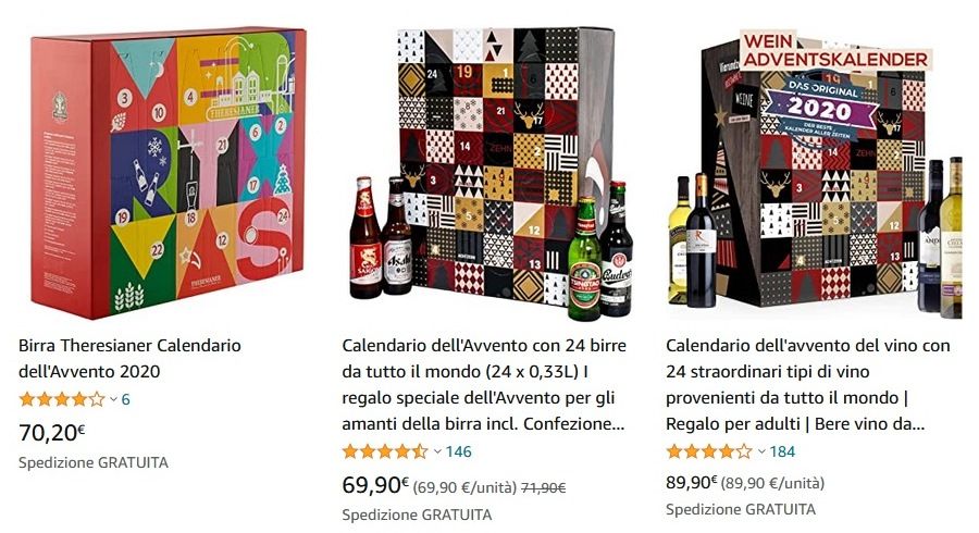 calendari avvento birra vino
