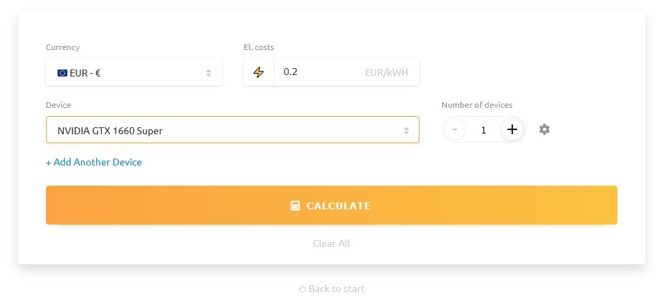 calcolare la convenienza del mining