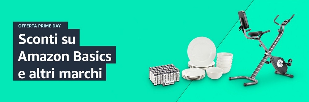 offerte Amazon Prime 2021 prodotti Amazon Basics