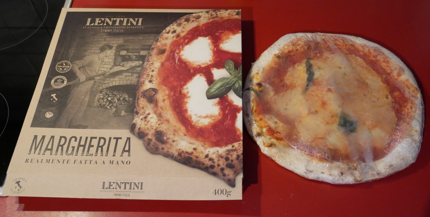 la mia recensione della pizza surgelata Lentini (Margherita, fatta a mano)