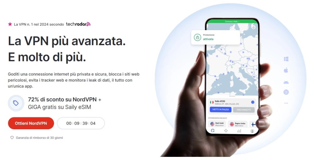 offerta scontata NordVPN agosto 2024